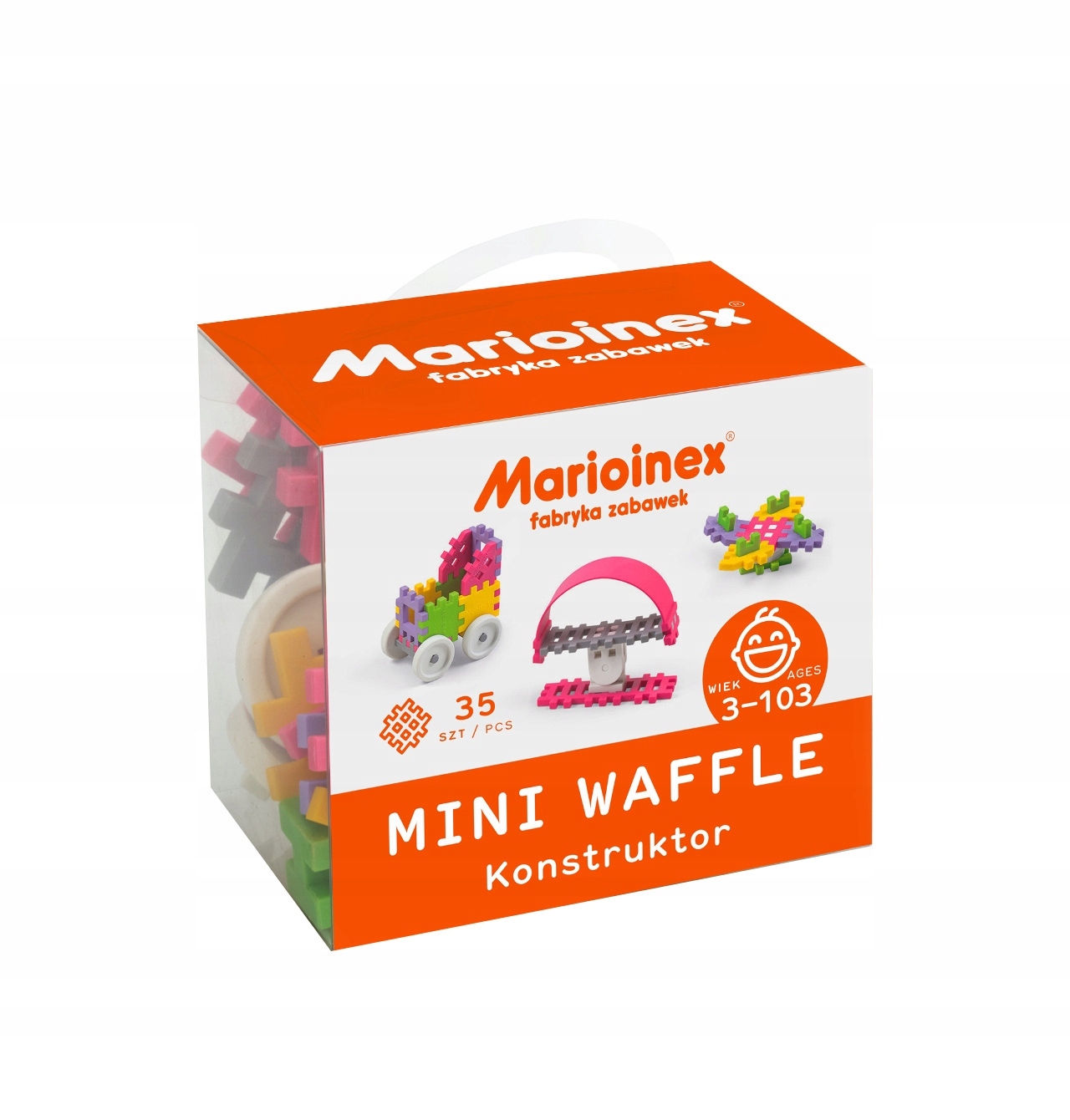 

Marioinex Klocki wafle mini 35szt 02790