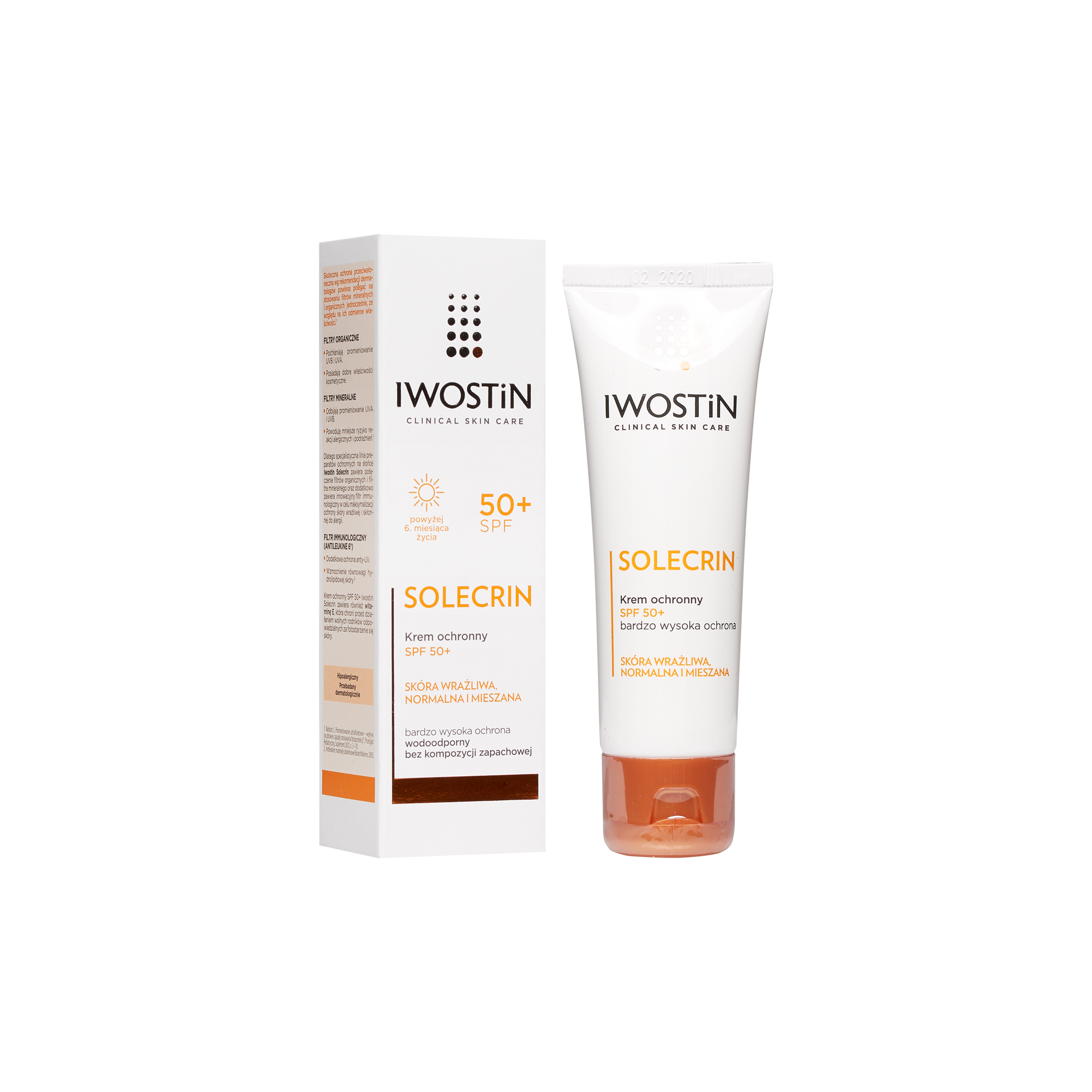 

Iwostin Solecrin Krem do opalania 50 Spf 50 ml
