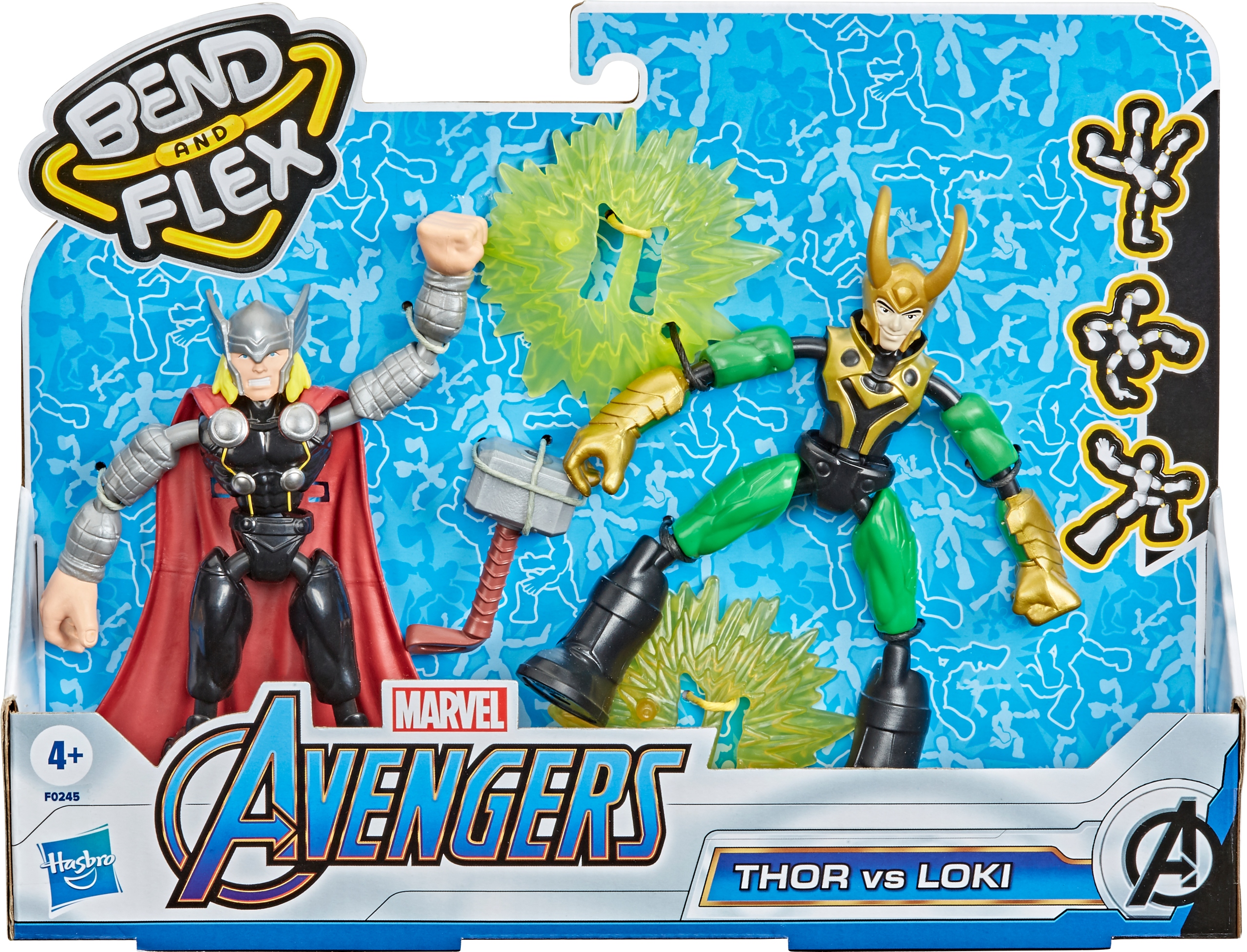 

Hasbro Avengers Bend and Flex Thor vs Loki F0245