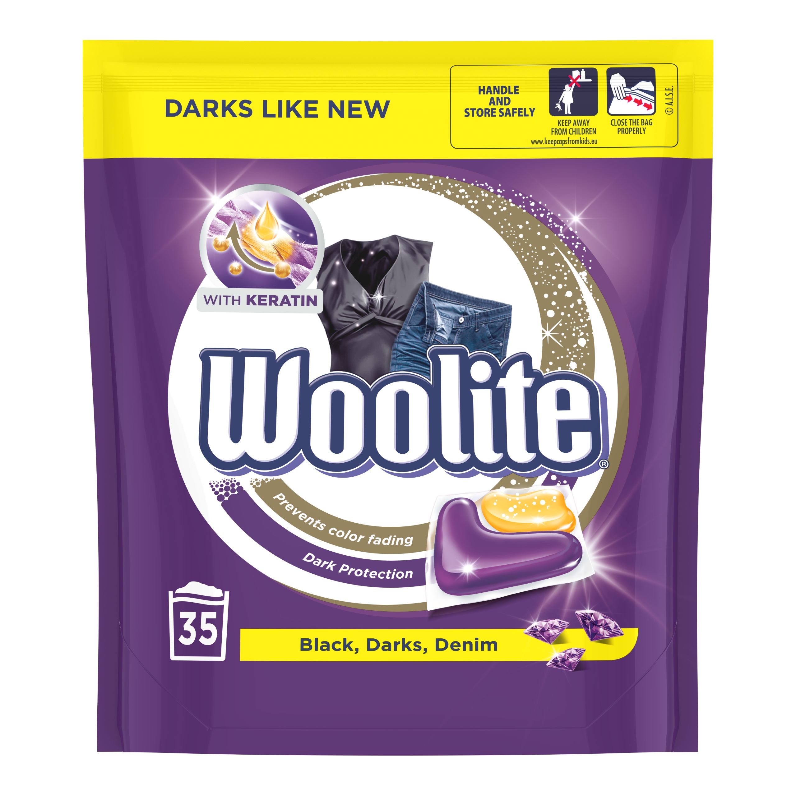 

Woolite Dark żelowe kapsułki do prania 35 szt