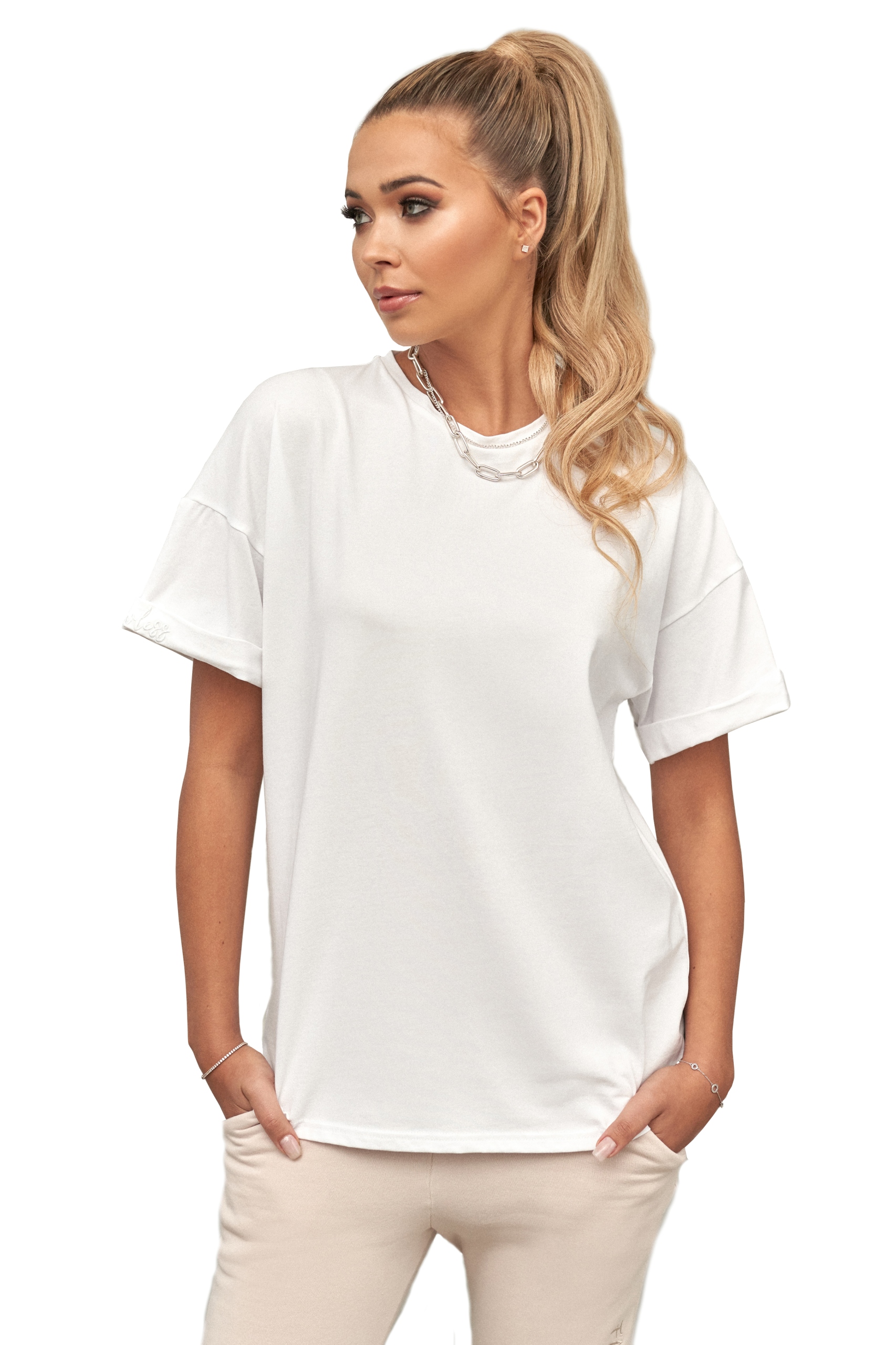 

Koszulka damska Tshirt Sugarfree Wise biały r. S