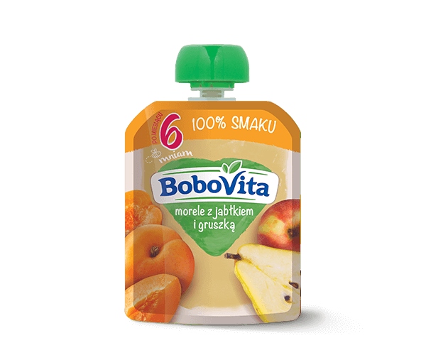 

Bobovita Morele z jabłkiem i gruszką 80 g