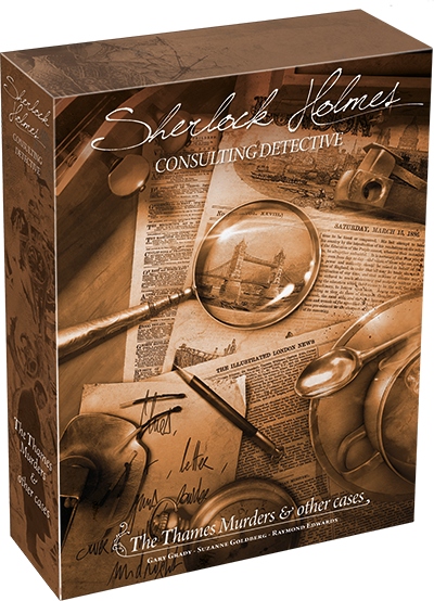 Gra planszowa Sherlock Holmes Consulting Detective J. Niemiecki
