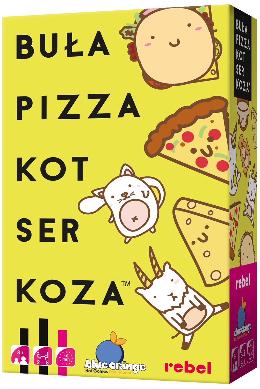 Rebel Buła, Pizza, Kot, Ser, Koza
