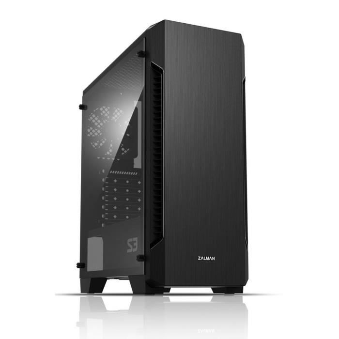 Zalman skříň S3 Middle tower Atx Usb 3.0 Usb 2.0 průhledná bočnic