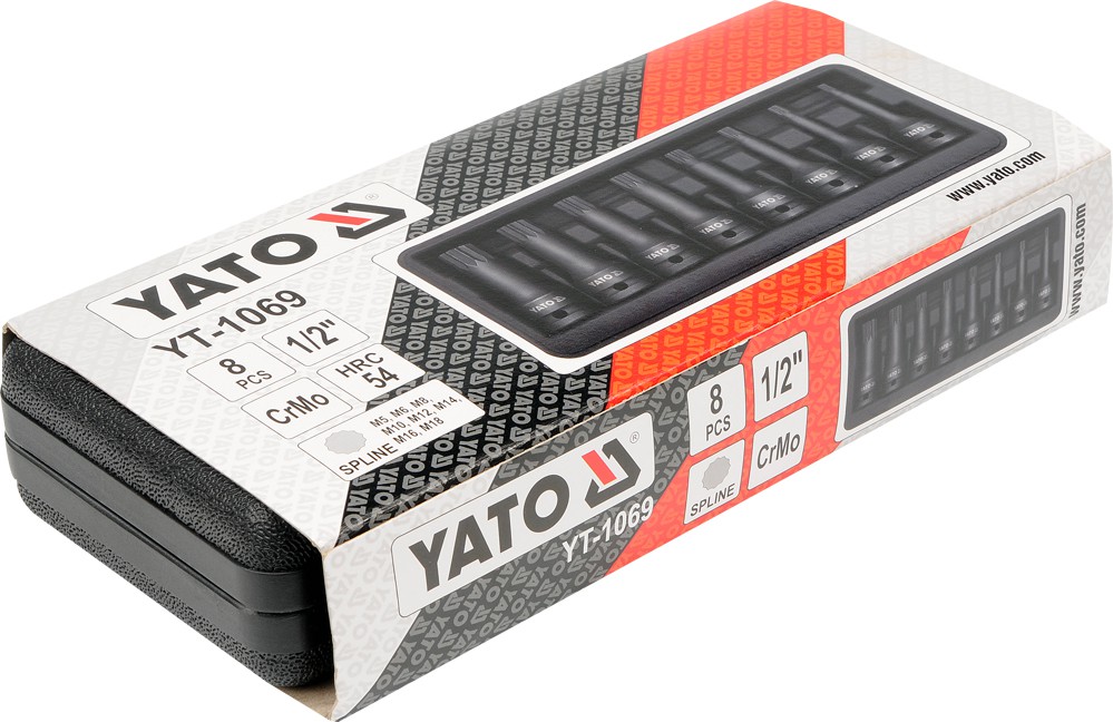 

Zestaw udarowych kluczy trzpieniowych Yato YT-1069