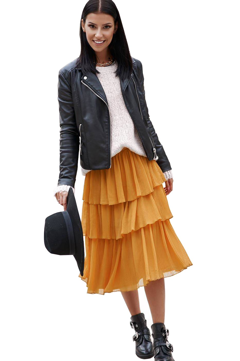 

Spódnica damska Sugarfree Lagos żółta r.S