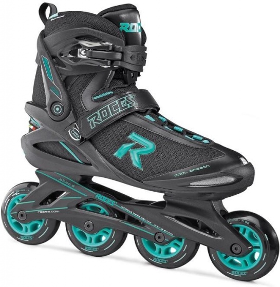 Rolki rekreacyjne, fitness Roces Icon R. 36, ABEC-5, czarno-niebieskie
