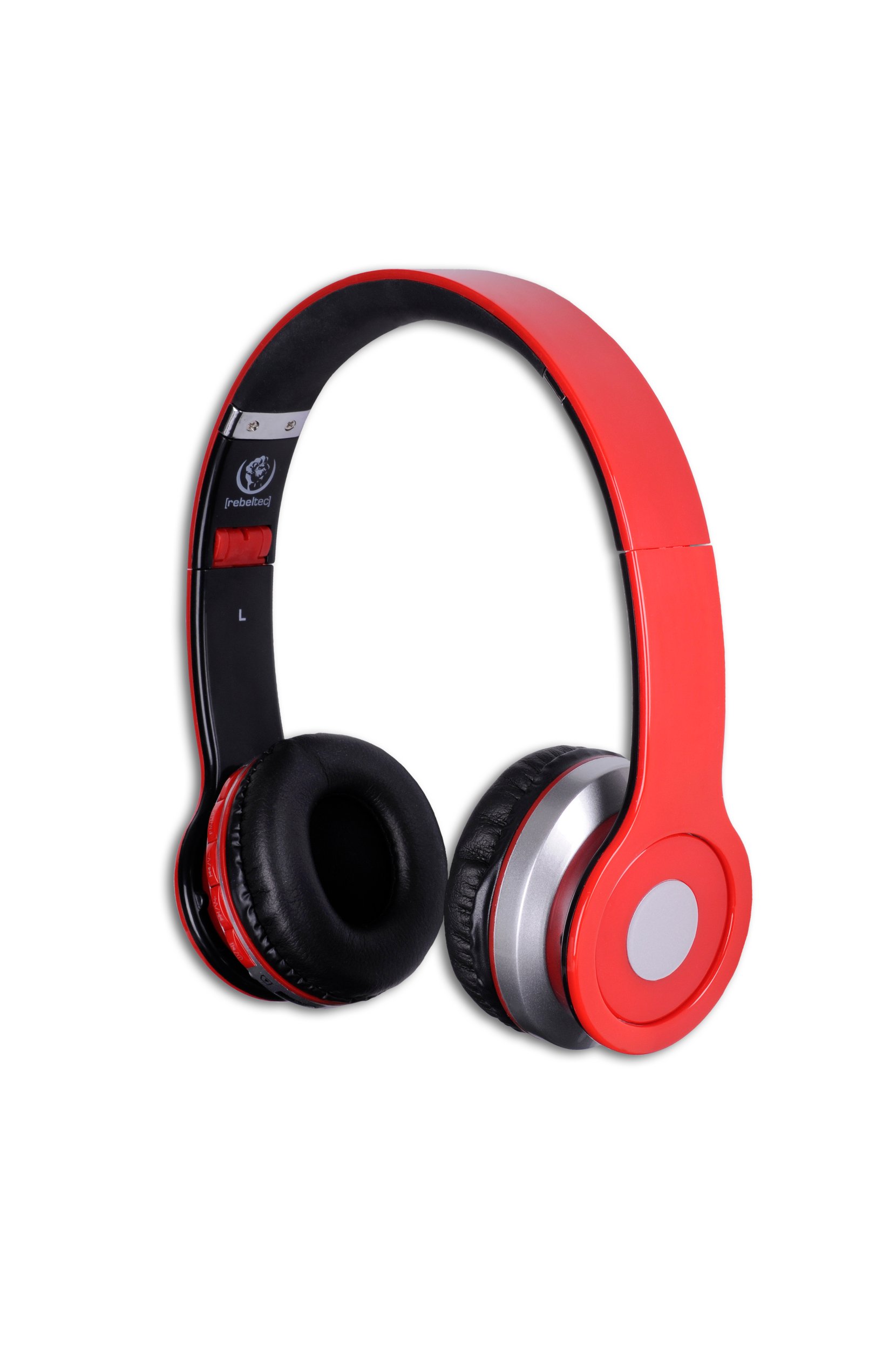 Rebeltec słuchawki Bluetooth Crystal czerwone Rebeltec