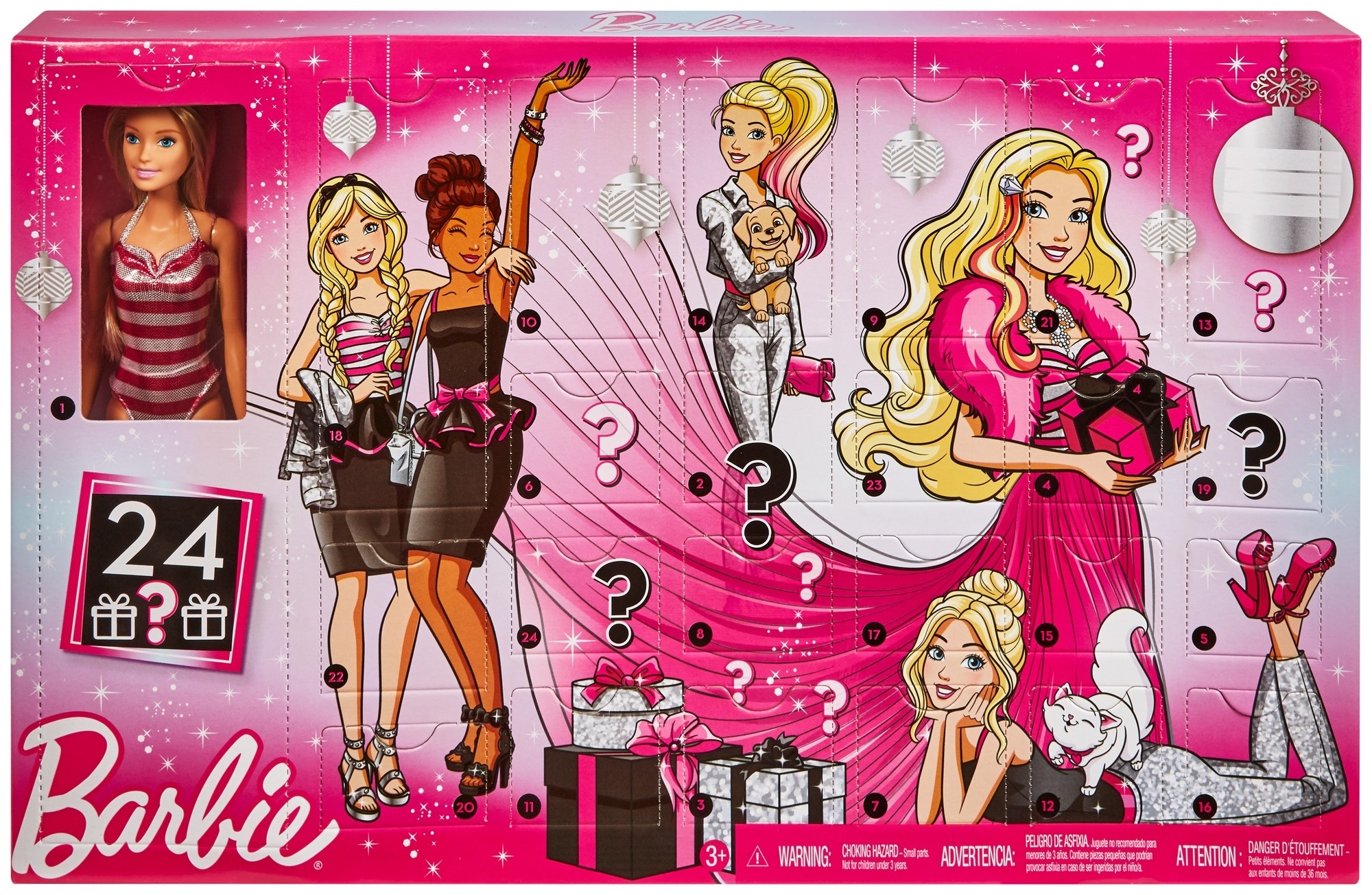 

Barbie Kalendarz Adwentowy z lalką GFF61