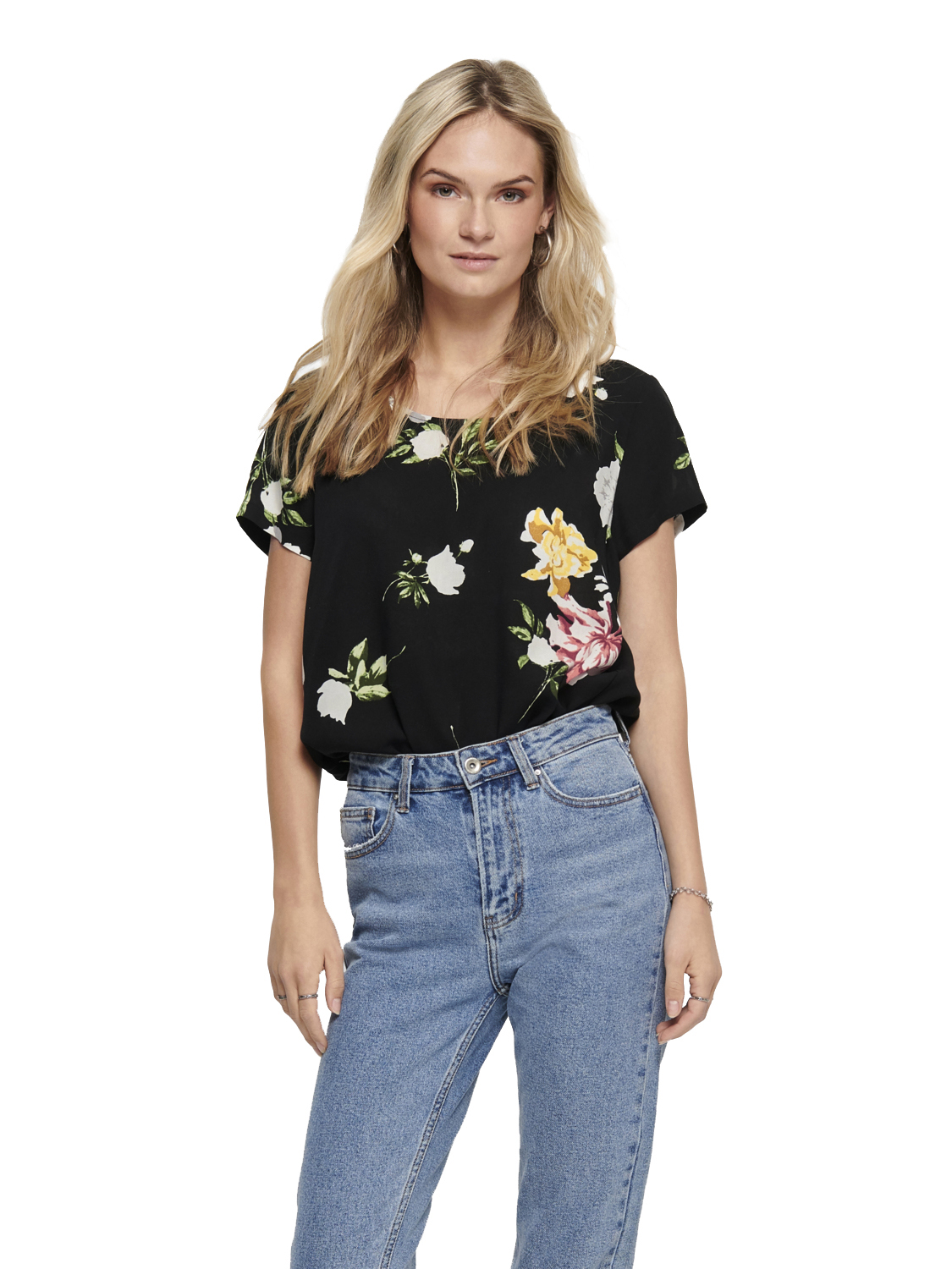 

Top damski Only Onlfirst One Life Ss czarny r.42