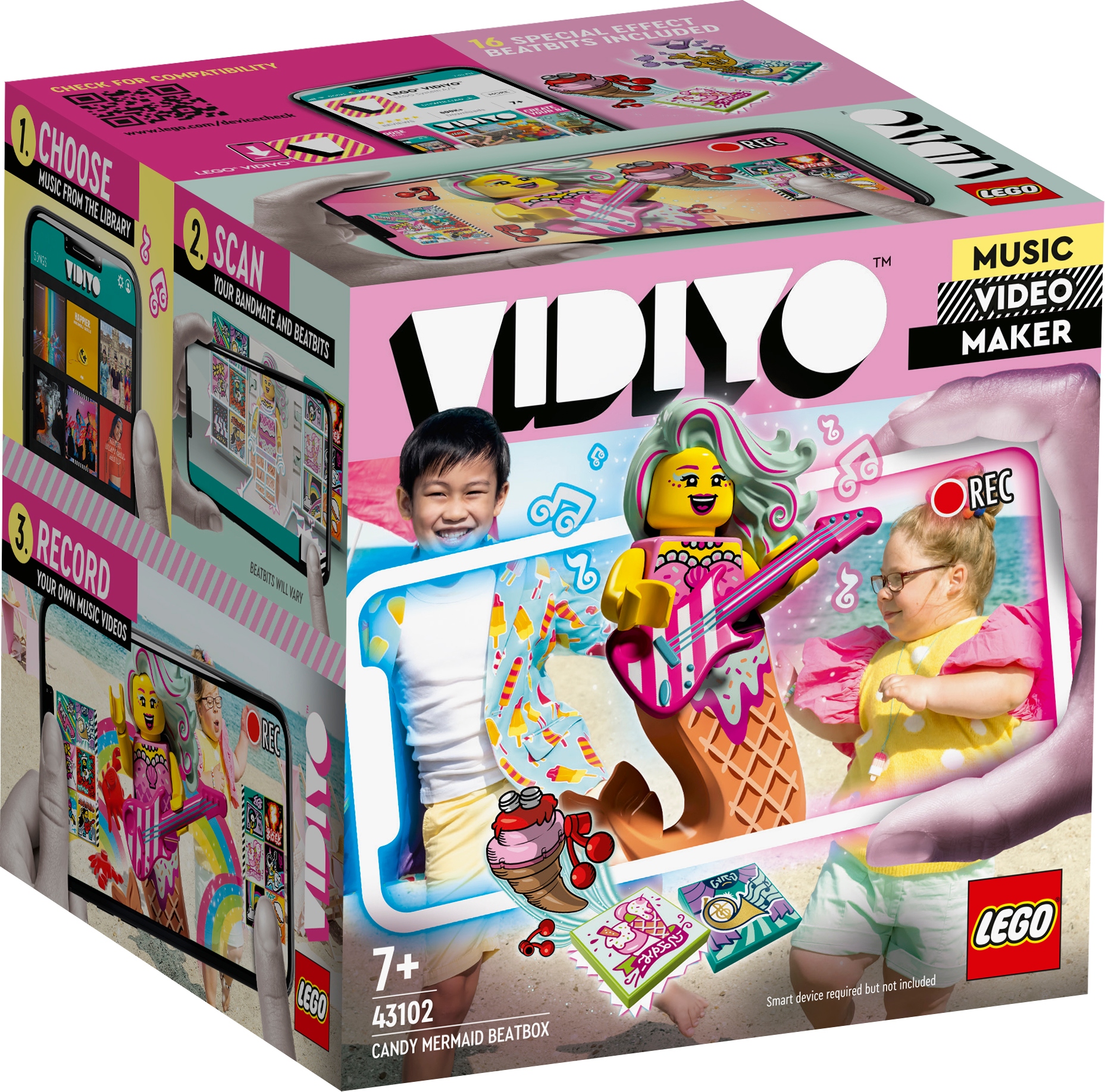 LEGO VIDIYO 43102 Candy Mermaid Beatbox - Syrenka