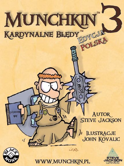 

Black Monk Munchkin 3 Kardynalne Błędy