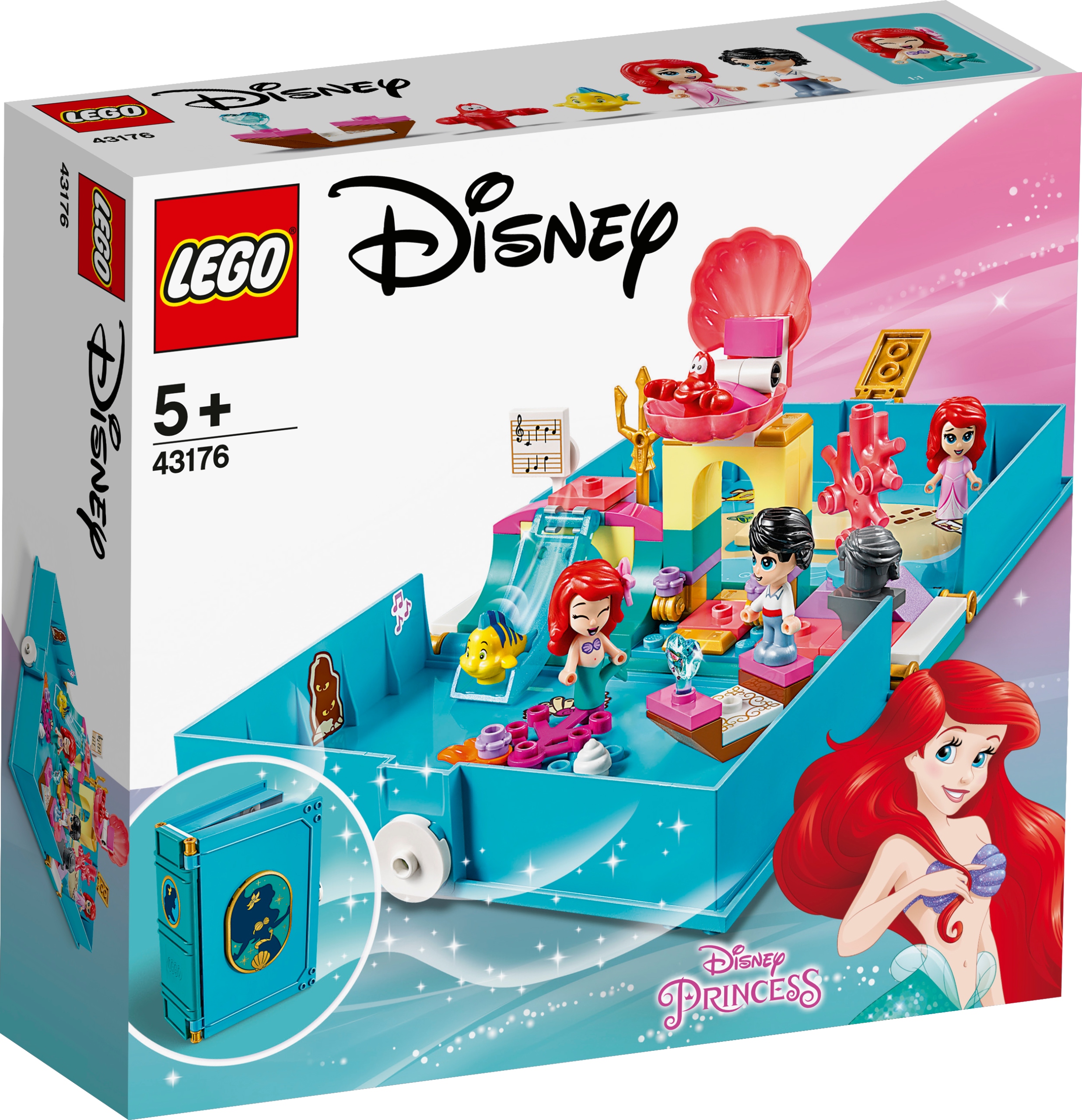 

Lego Princess Książka z przygodami Arielki 43176