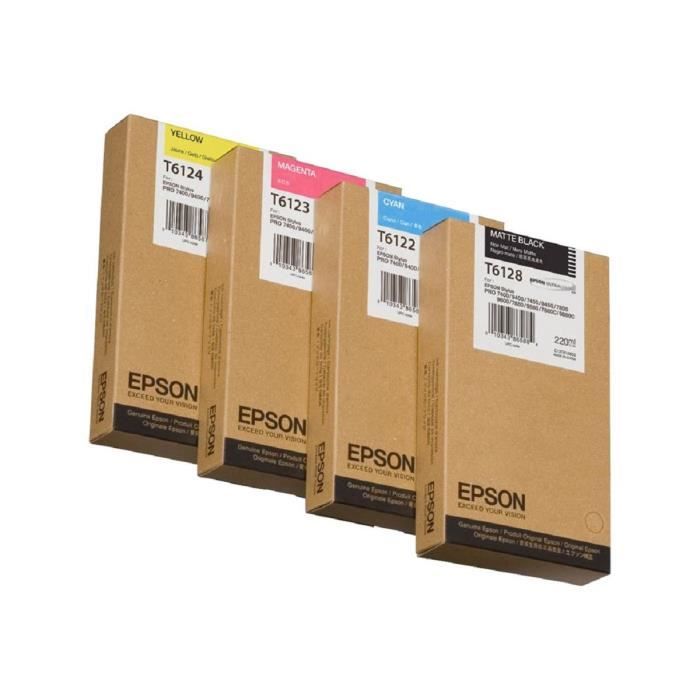 Atrament Epson T6123 C13T612300 červený (magenta)