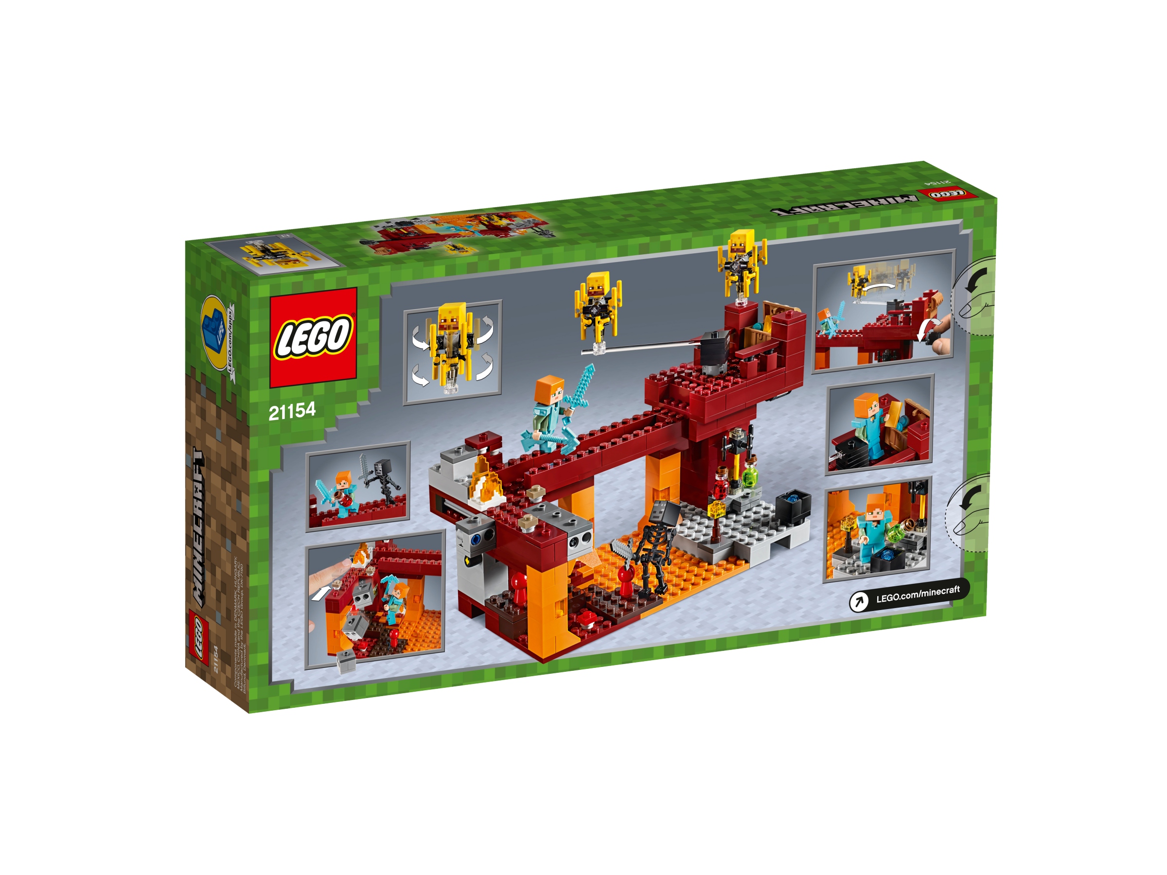 Klocki LEGO 21154 Minecraft - Most Płomyków Marka LEGO