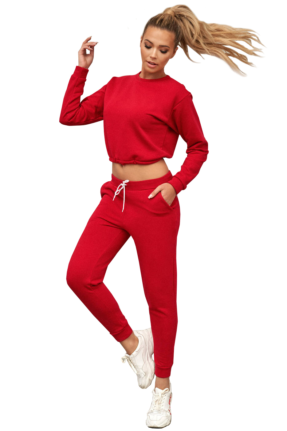 

Spodnie damskie Sugarfree Daring czerwone r.L