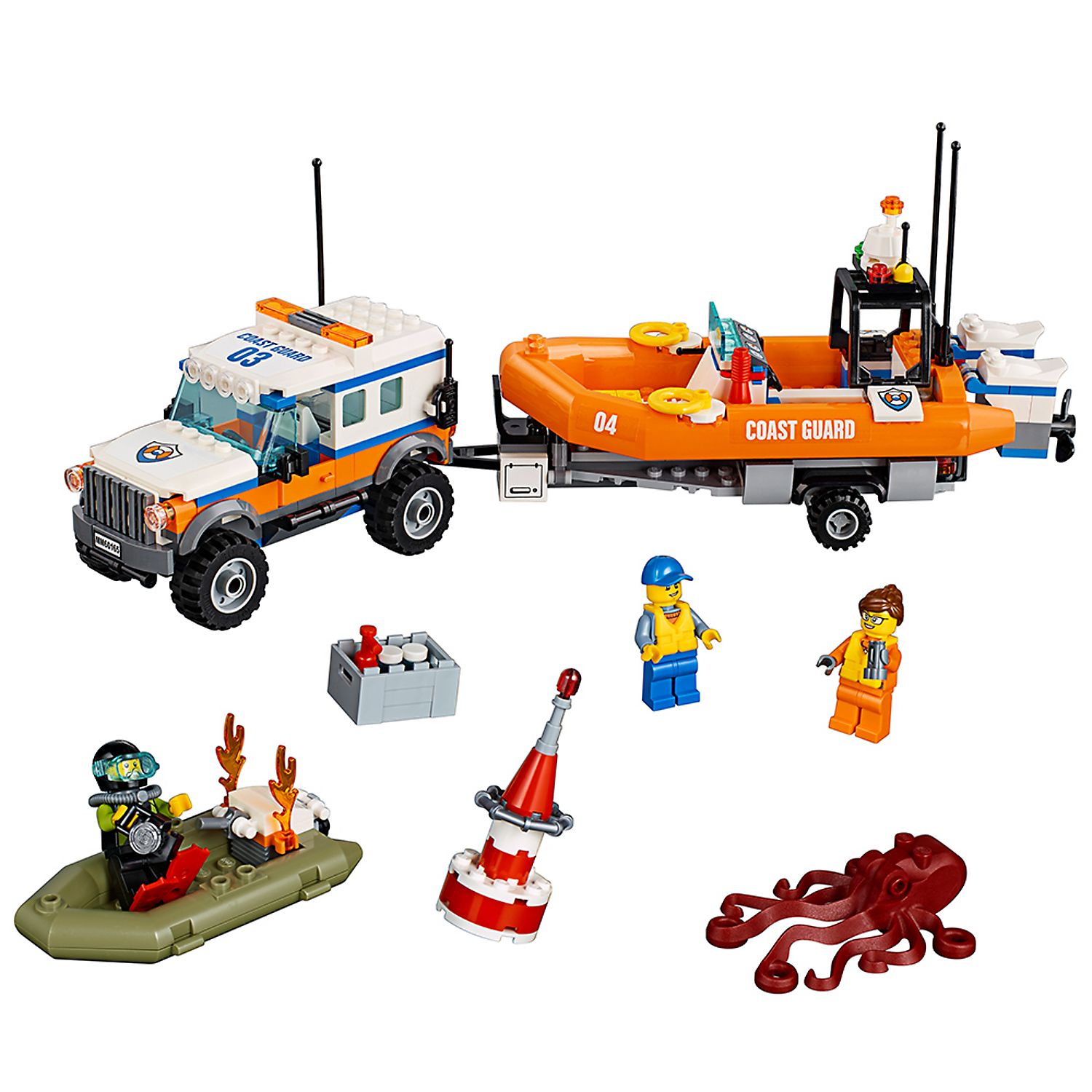 Lego City 60165 Coast Guard Terén rychlé reakce