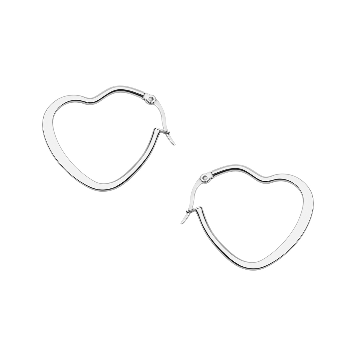 

Kolczyki damskie stalowe Verona serce