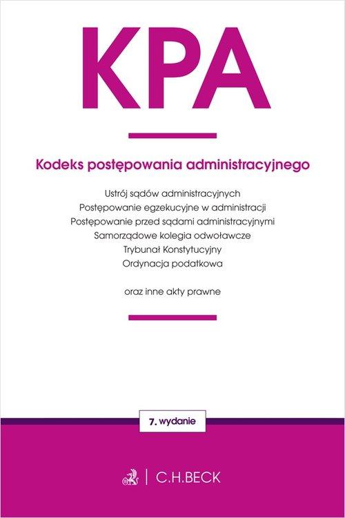 

Kodeks postępowania administracyjnego oraz ustawy