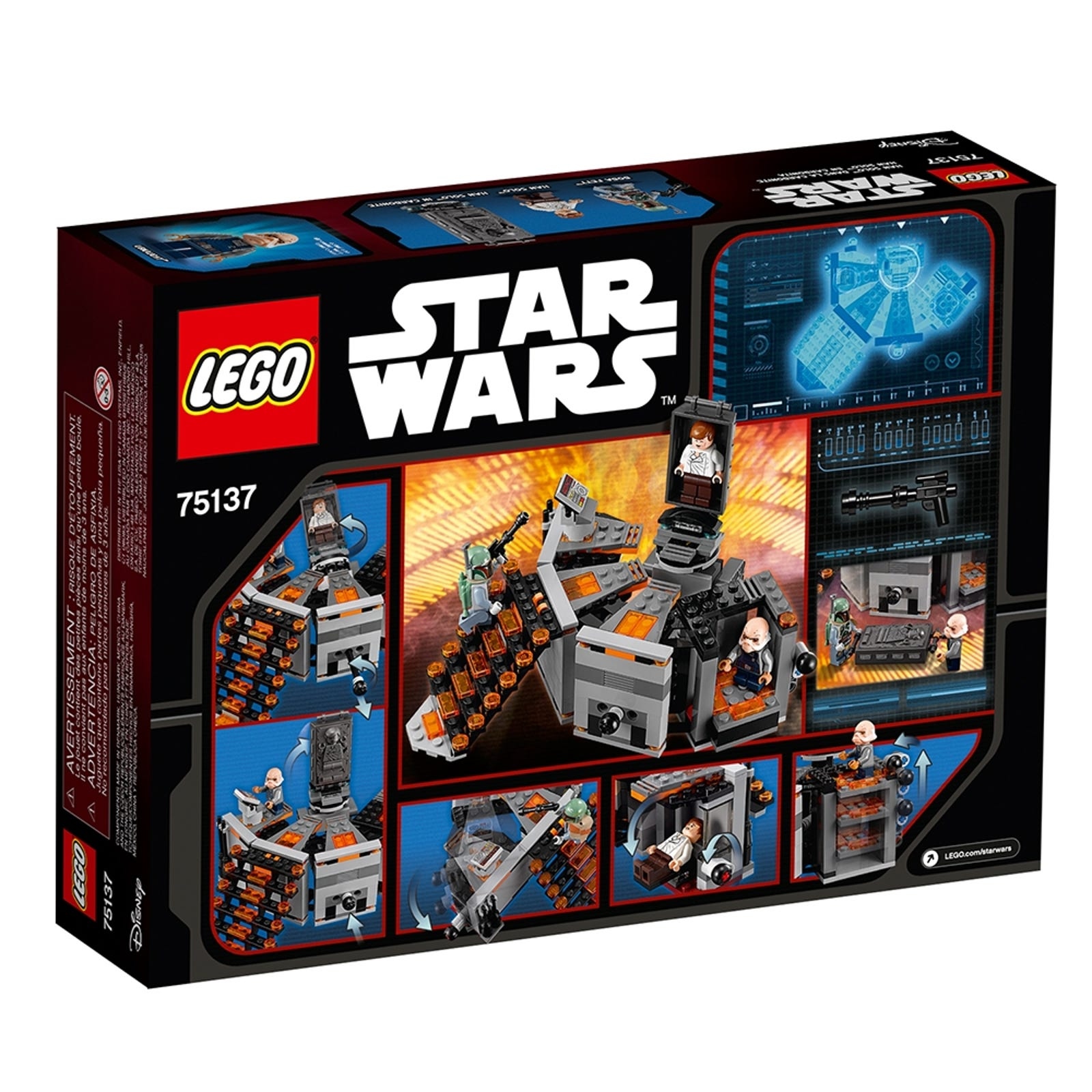 Lego Star Wars 75137 Mrazicí komora v karbonitu Píšné Války Nové