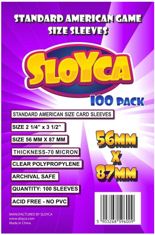 

Sloyca Koszulki Standard American 56x87mm 100 szt.