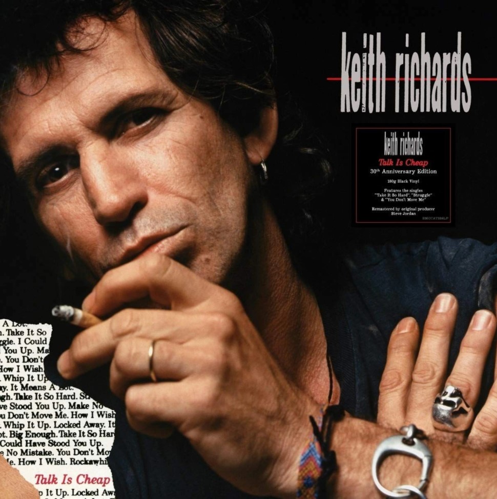 Keith Richards Talk Is Cheap Rolling Stones Lp