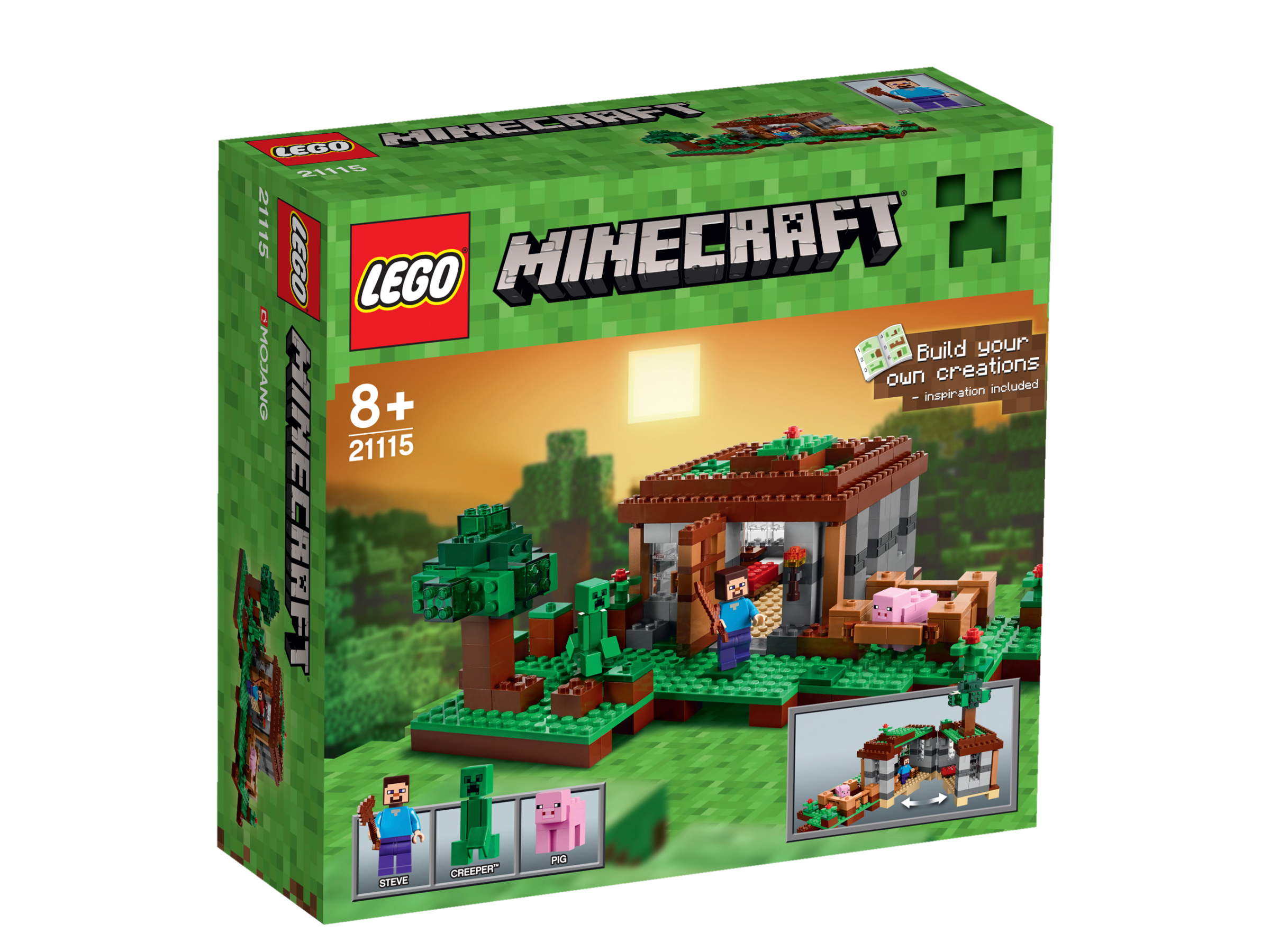 Lego Minecraft 21115 Pierwsza Noc Nowe