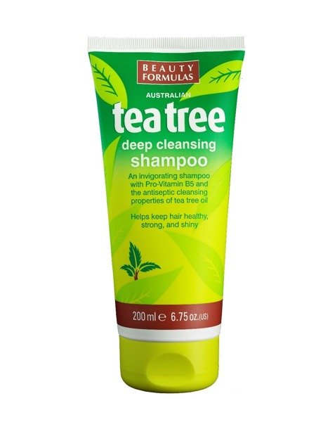 

Beauty Formulas Tea Tree oczyszczający szampon