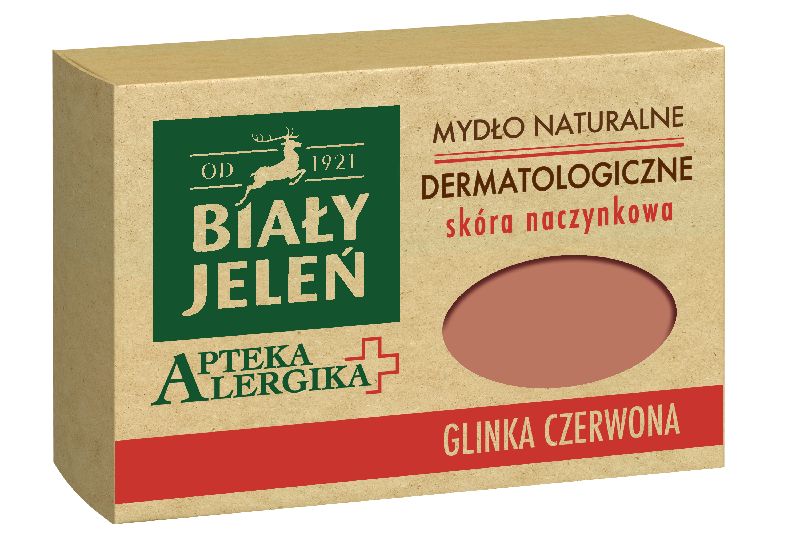 

Biały Jeleń Apteka Alergika mydło Glinka Czerwona