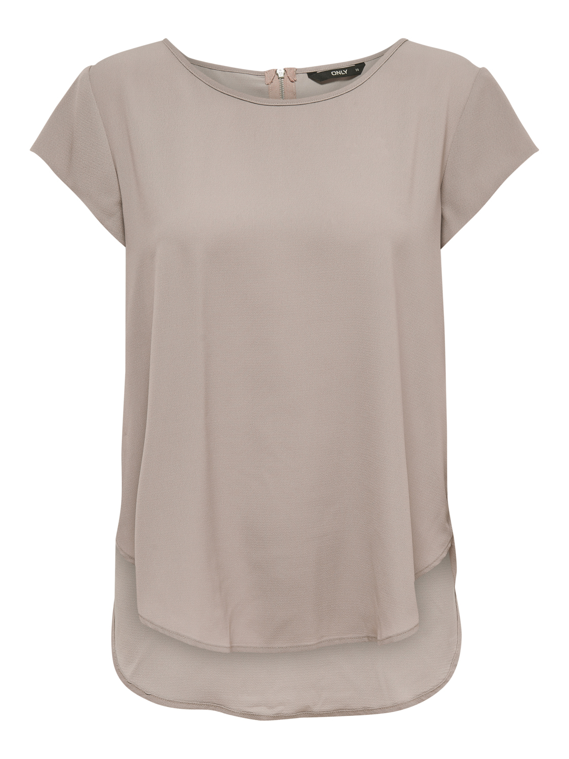 

T-shirt damski Only Onlvic Solid brudny róż r.40