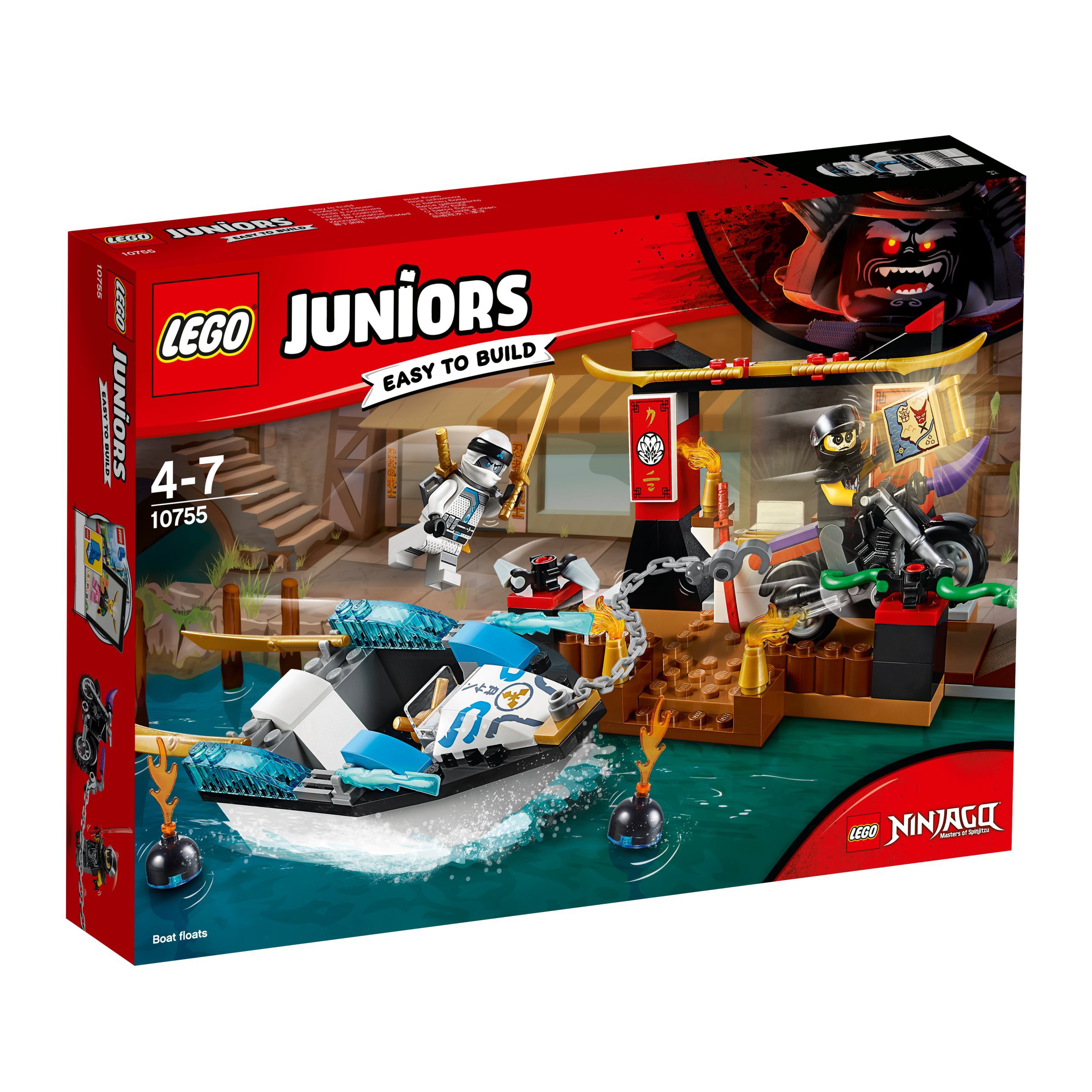 Lego Juniors 10755 Zaneova vodní honička Ninjago Masters of Spinjitzu