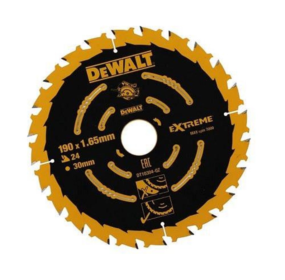 

Piła tarczowa DeWalt DT10399 z widią 190x30mm 24z.
