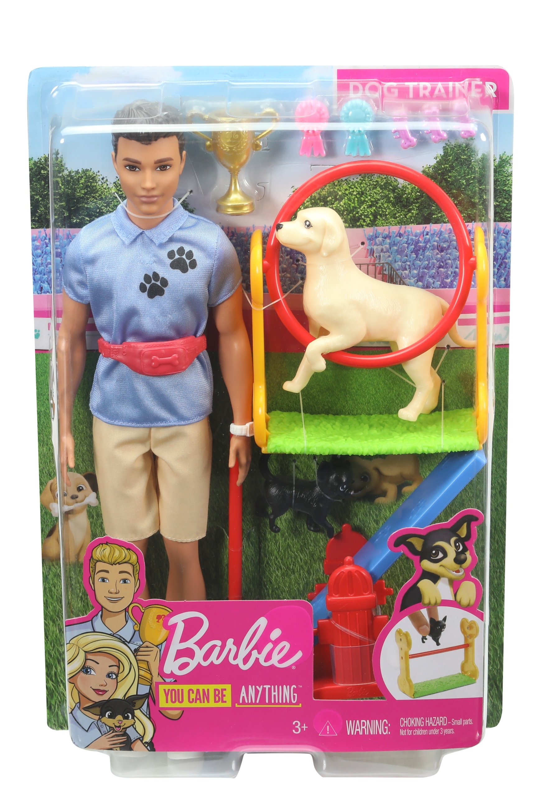 

Barbie Ken Kariera Trener psów Zestaw GJM34