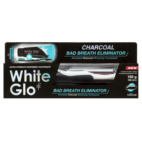 

White Glo Charcoal Bad Breath Eliminator zestaw