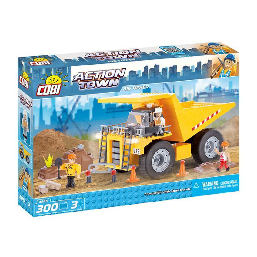 Klocki Cobi Action Town Wywrotka 1665