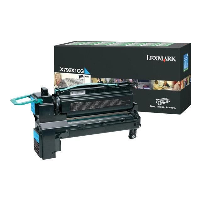 Toner Lexmark X792X1CG modrý (cyanový)