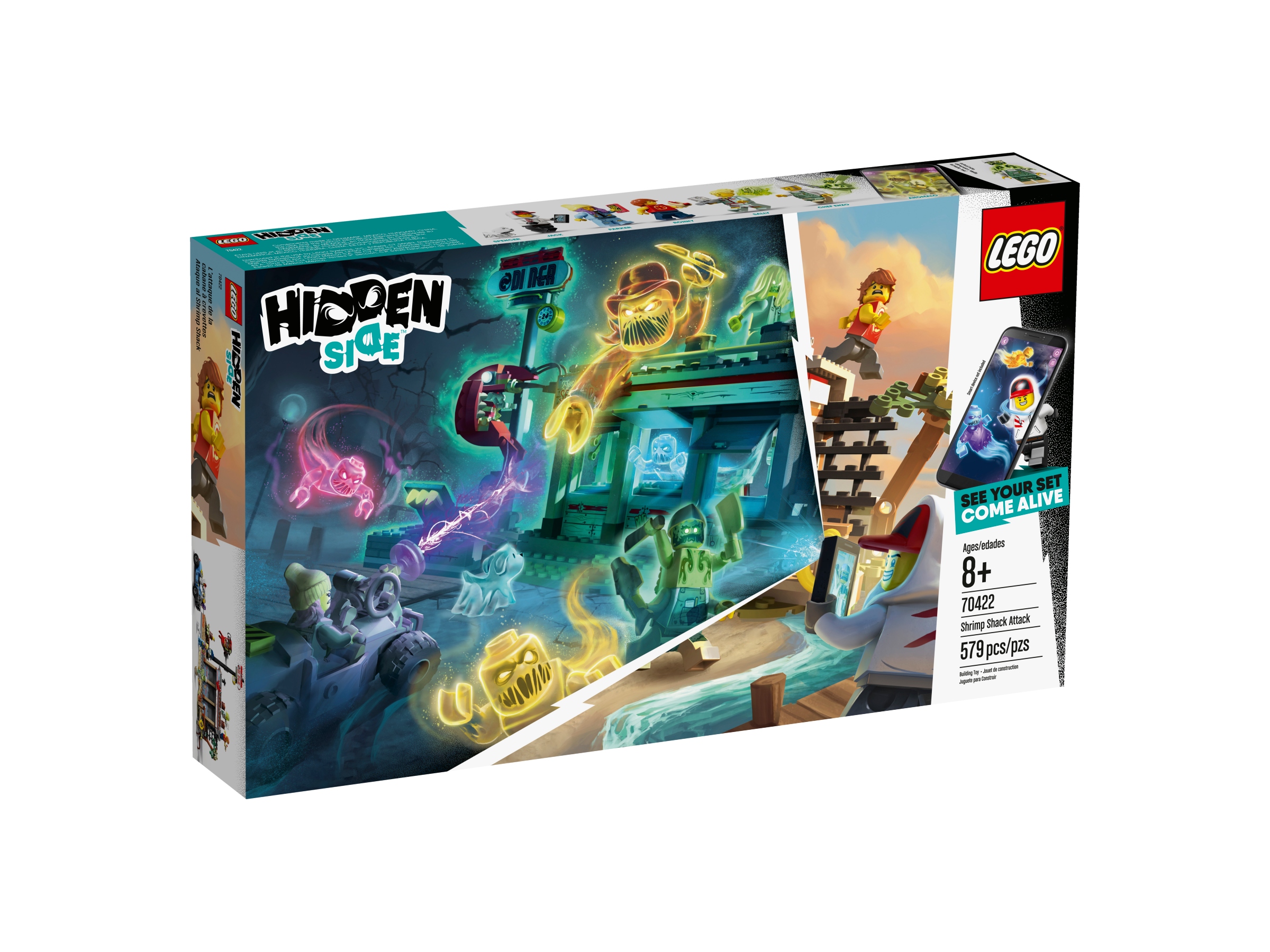 LEGO Hidden Side 70422 Kłopoty w restauracji wgniotki