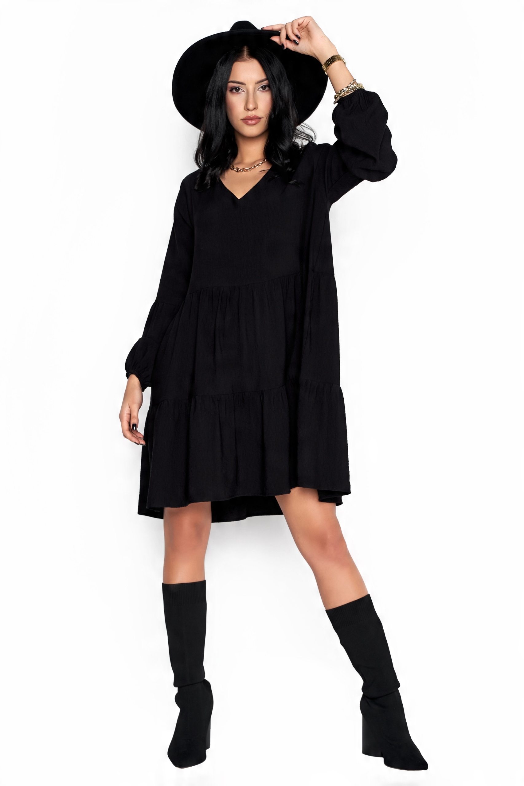 

Sukienka Sugarfree oversize czarna rozmiar XL