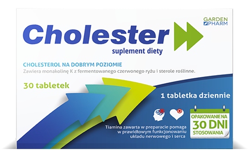 Cholester prawidłowy poziom cholesterolu 30 kapsułek