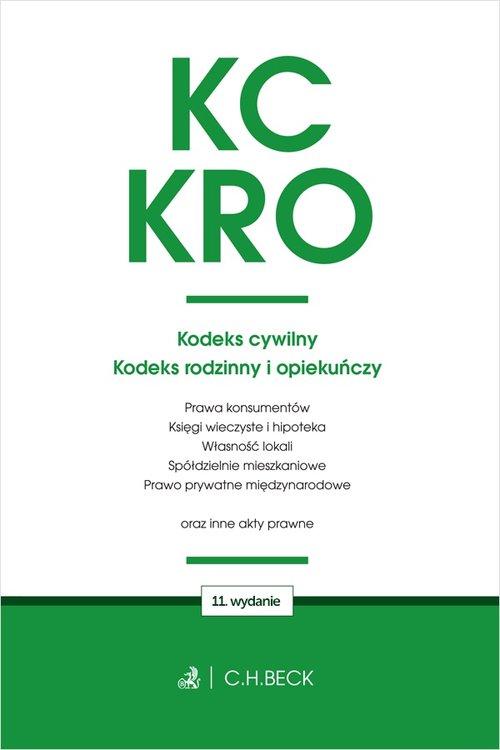 Kc Kro Kodeks Cywilny Kodeks Rodzinny I Opiekuńczy