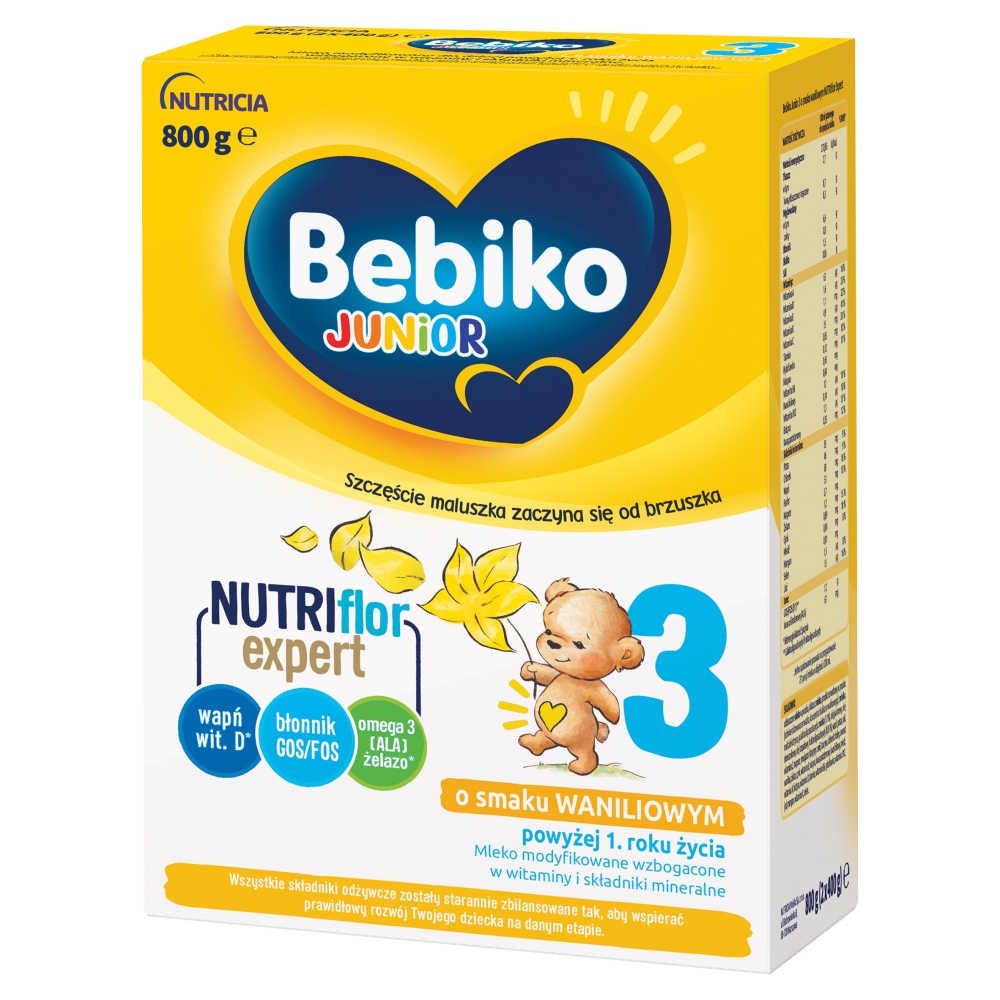 

Bebiko 3 Mleko o smaku waniliowym 800 g