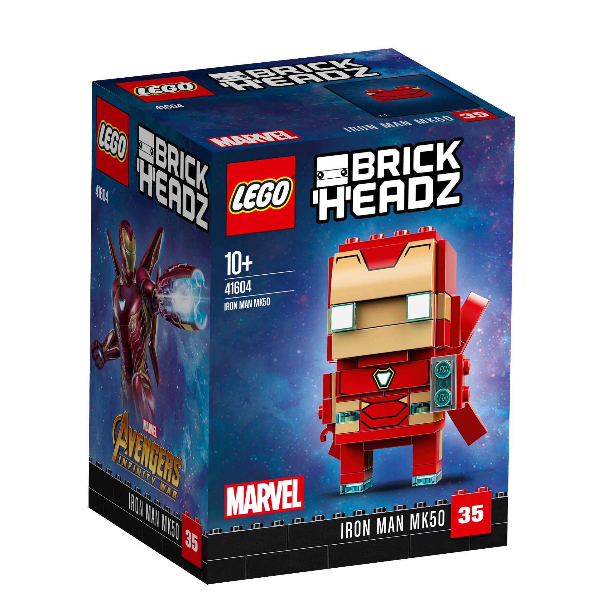 Lego BrickHeadz 41604 Iron Man MK50