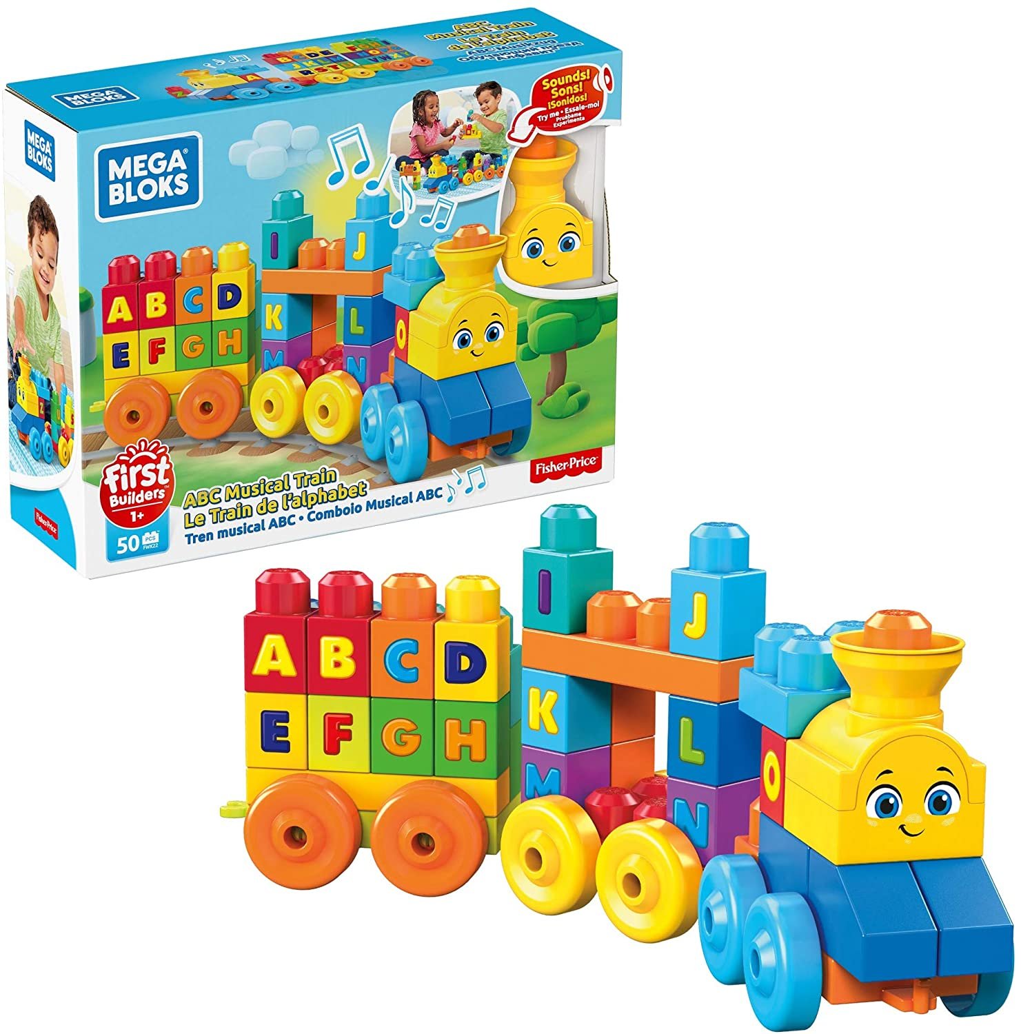 

Klocki konstrukcyjne pociąg Bloks FWK22