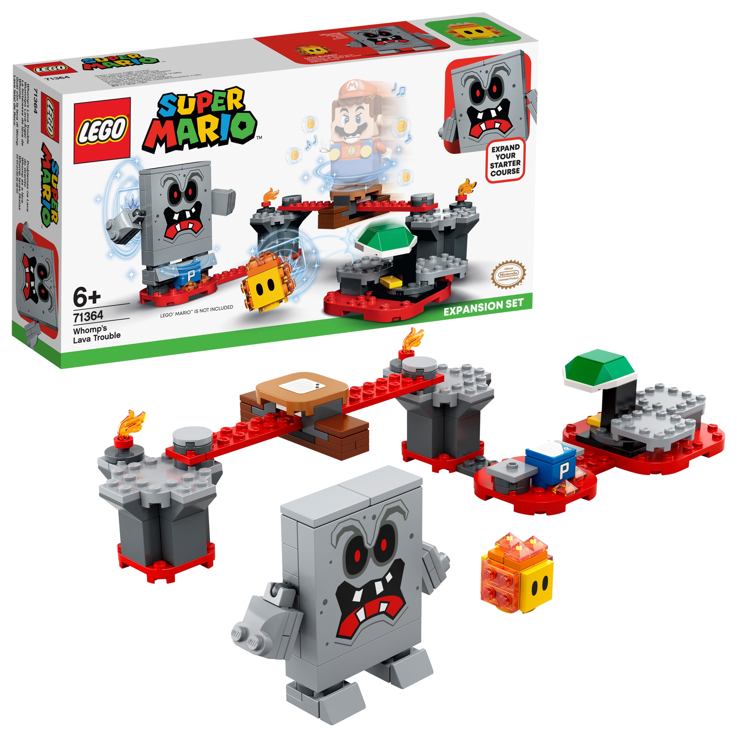 Lego Mario 71364 Problémy V Pevnosti Whompa Rozšiřující Sada