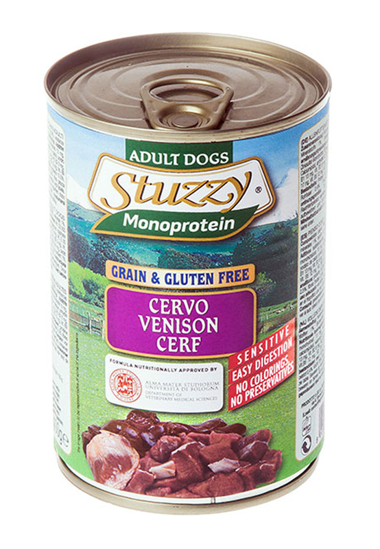 Levně Stuzzy Monoprotein Venison mokré krmivo pro psy 6x400g