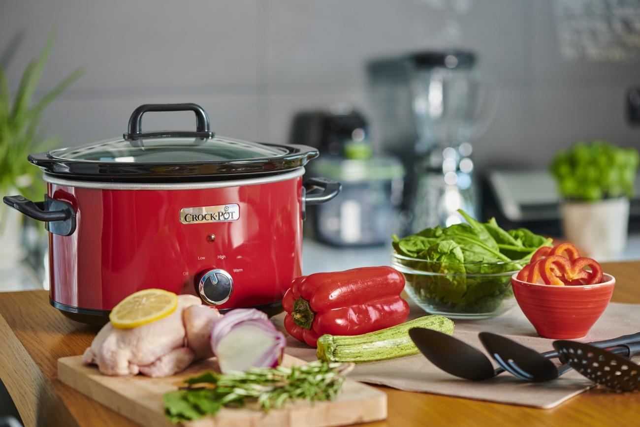 CROCK-POT Wolnowar 3,5L 2 Ustawienia Temperatury Czerwony — miniatura 13