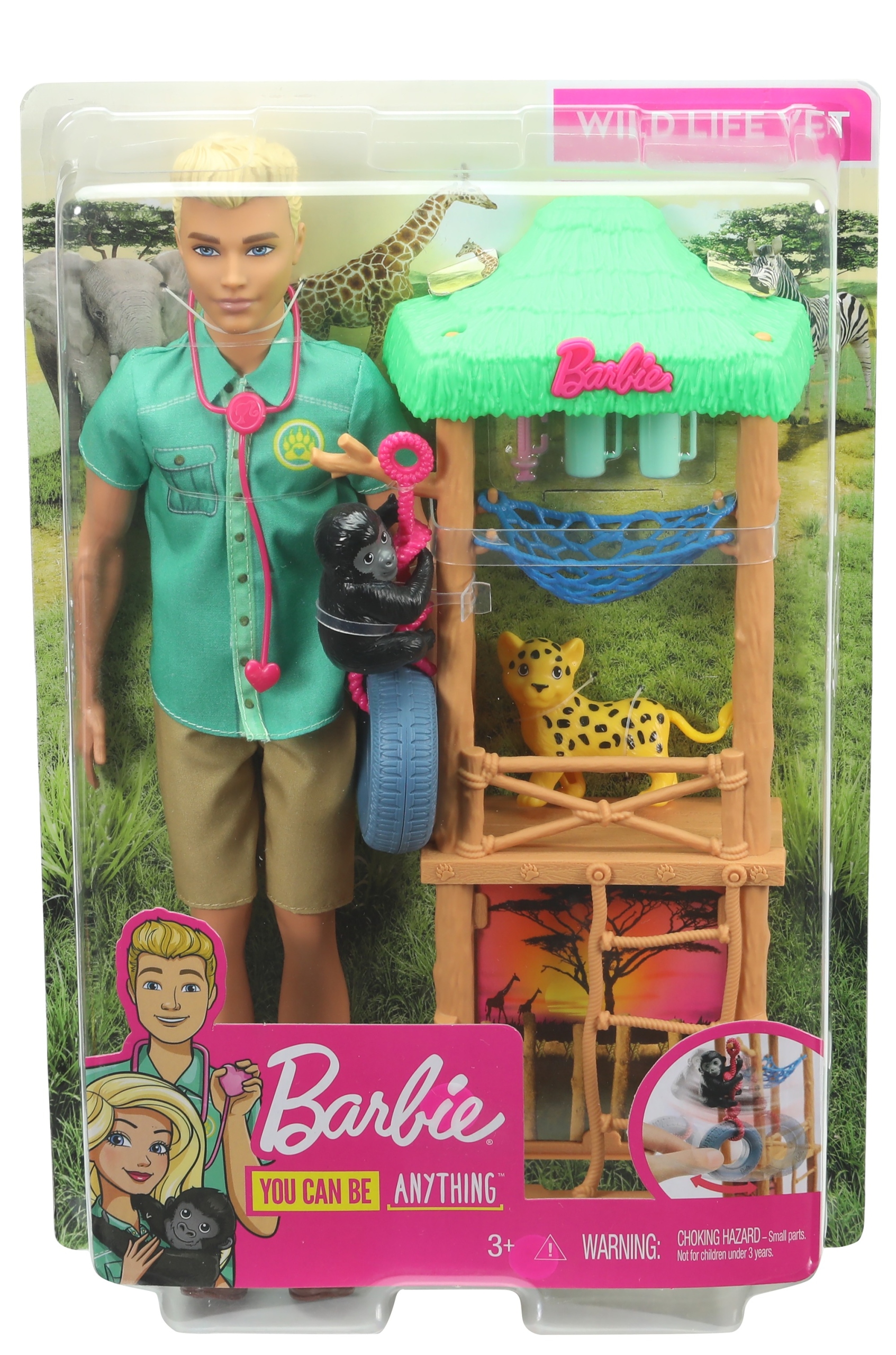 

Barbie Ken Kariera Weterynarz w zoo GJM33