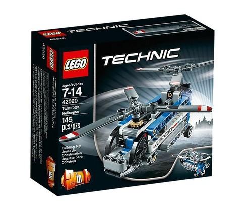 Lego 42020 Technic 2w1 Helikopter Dwuwirnikowy, śmigłowiec