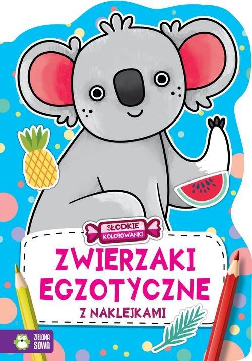 

Słodkie kolorowanki. Zwierzaki egzotyczne